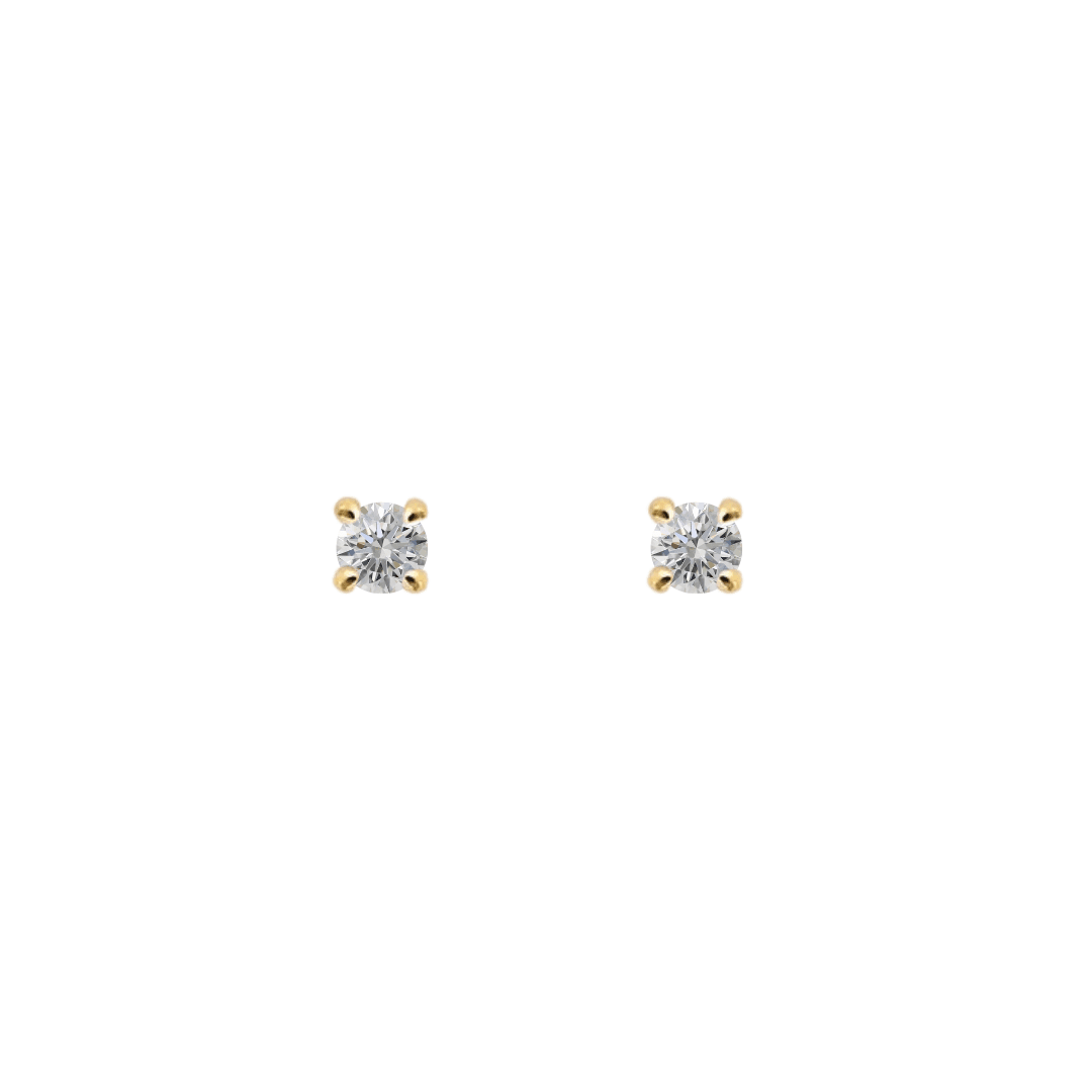 EFStudios Classic Diamond Earrings | 18k Gold & Lab Diamonds