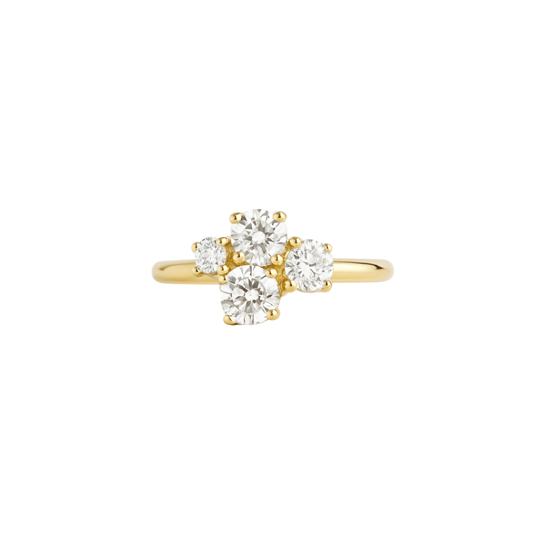 EFStudios Diamond Cluster Ring