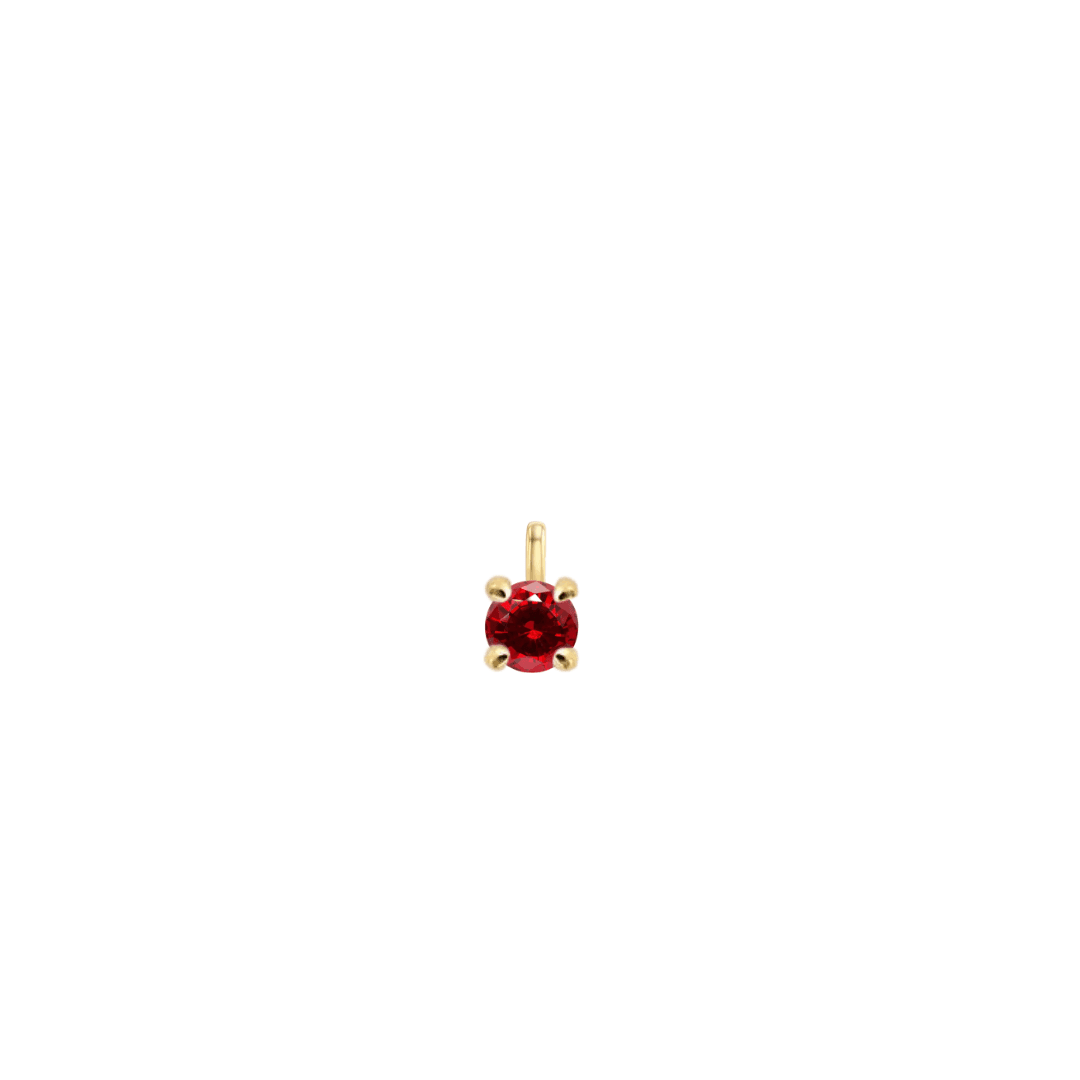 EFStudios July - Ruby July Birthstone Pendant
