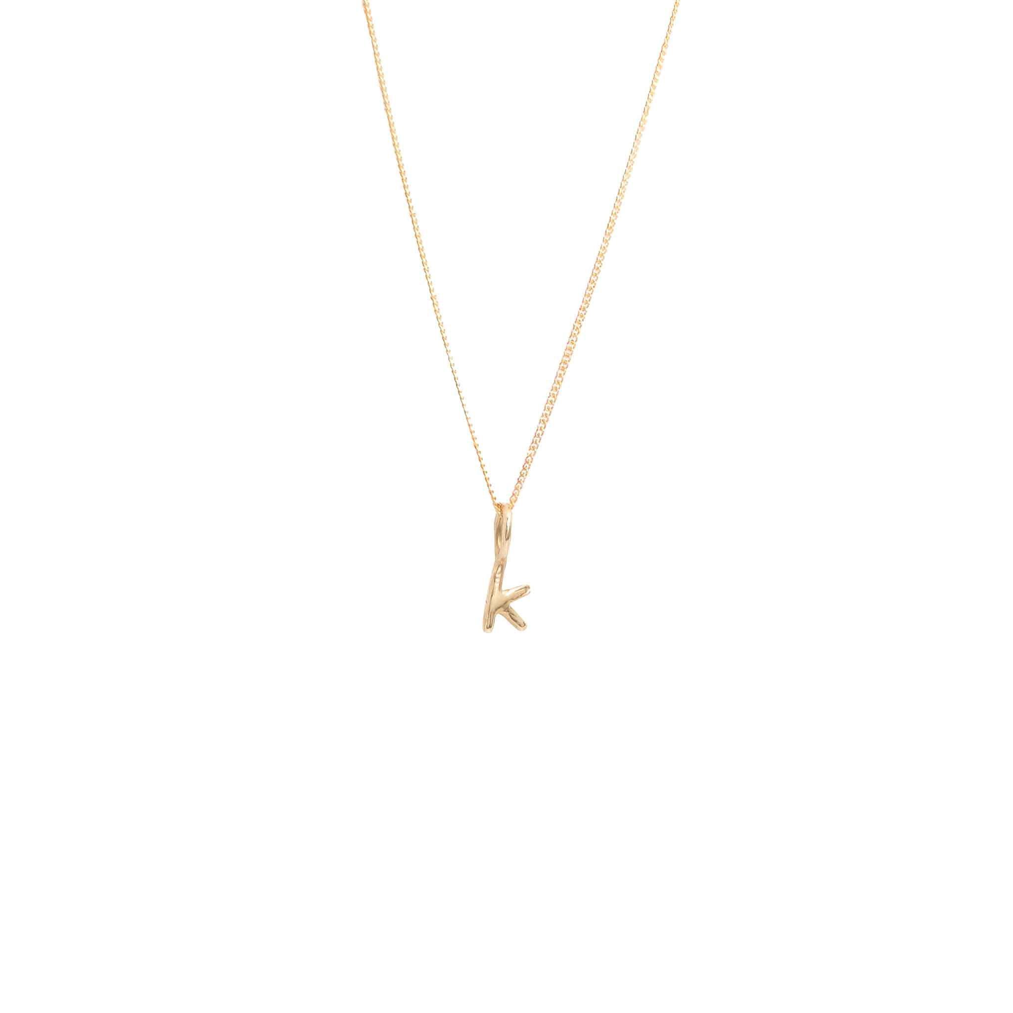 EFStudios Letter Pendant - K