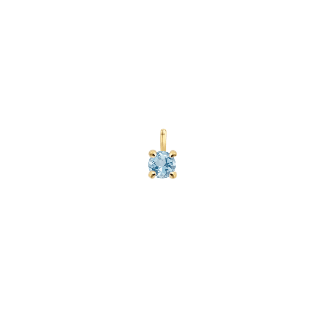 EFStudios March - Aquamarine March Birthstone Pendant