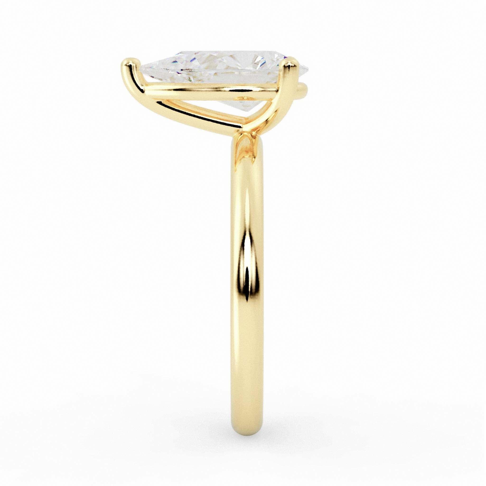EFStudios The Amelia Ring – Pear Solitaire | Gold & Lab-Grown Diamonds
