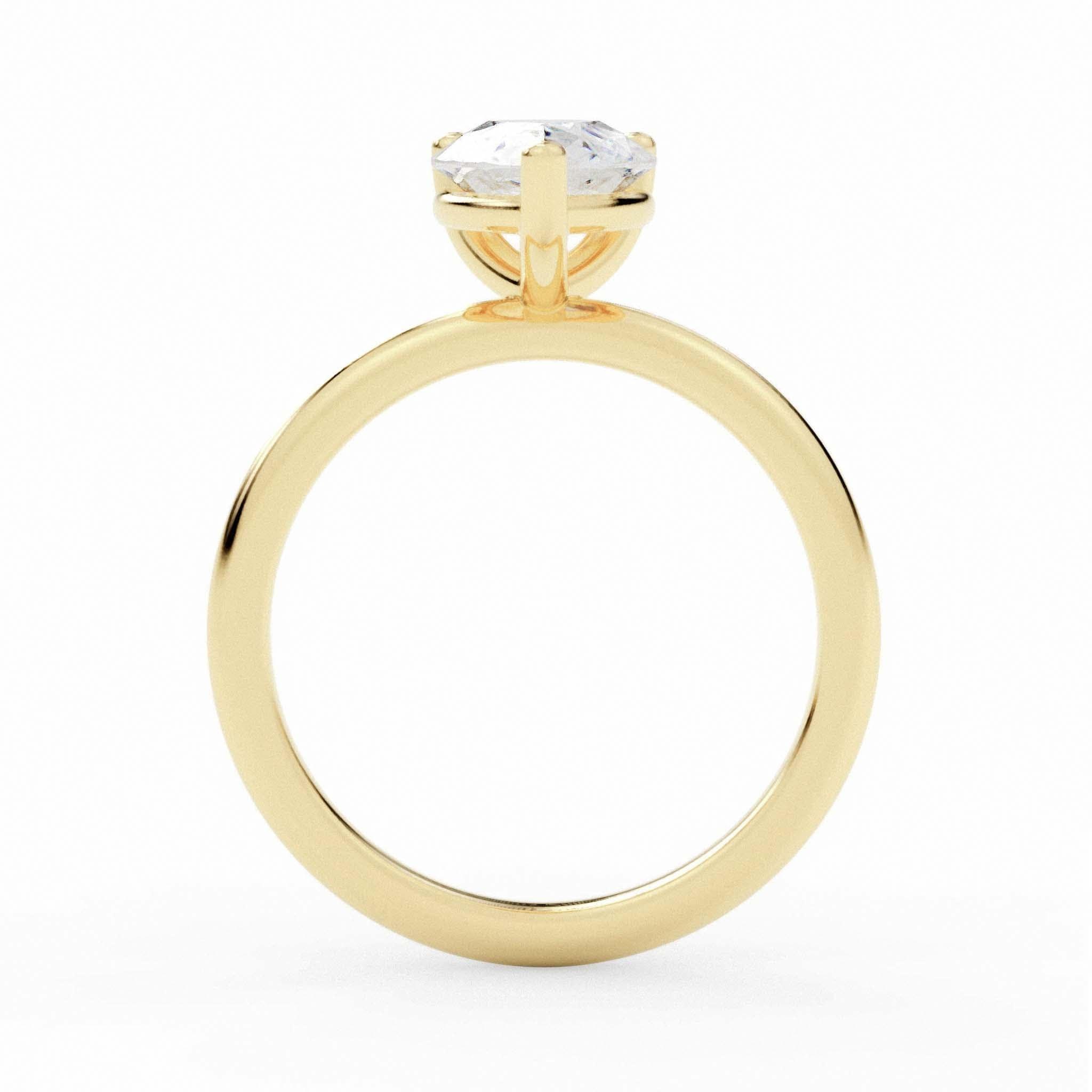 EFStudios The Amelia Ring – Pear Solitaire | Gold & Lab-Grown Diamonds