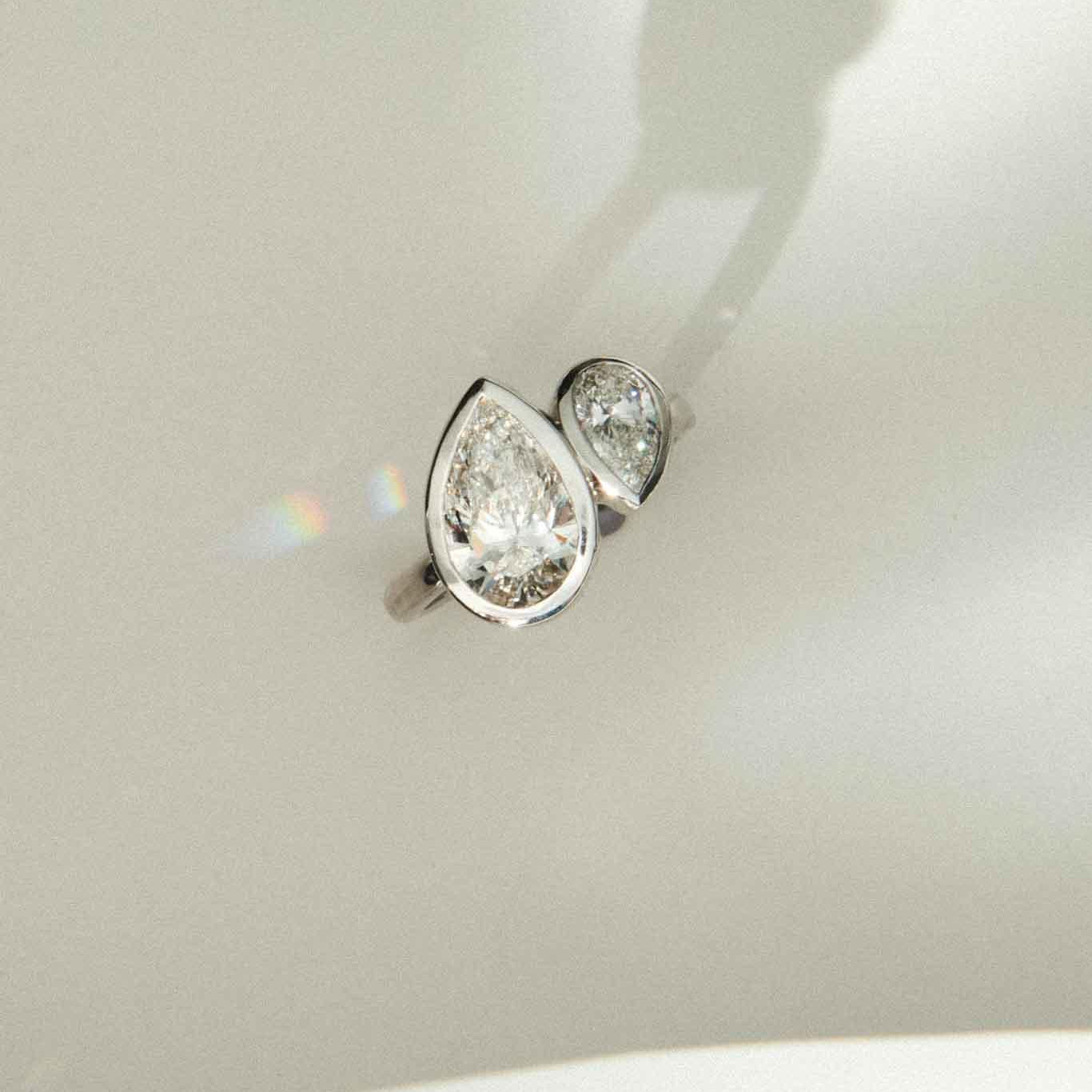 Pairing Your Engagement Ring with Your Wedding Band