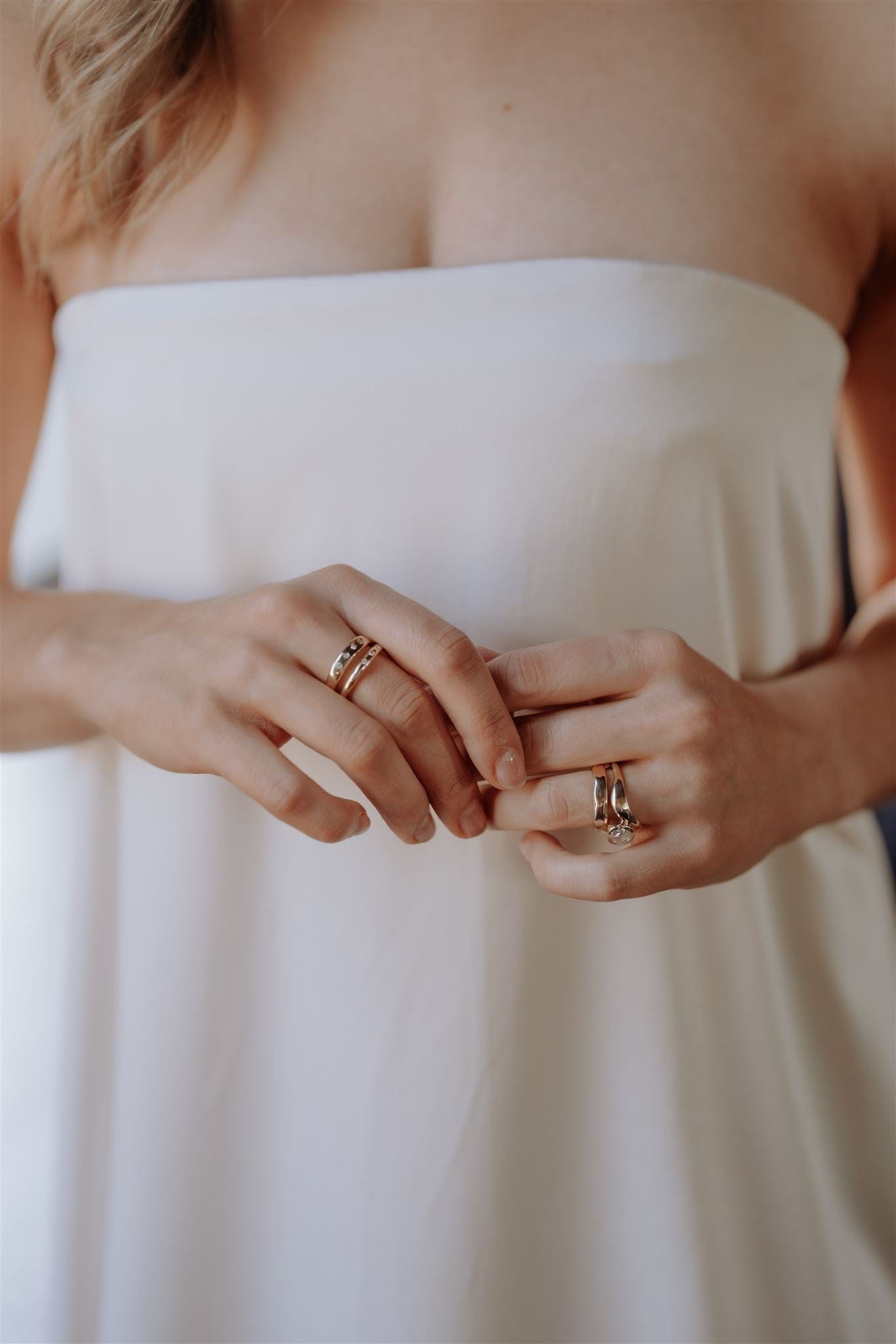 2mm Rounded Wedding Band with Lab-Grown Diamonds - EFStudios