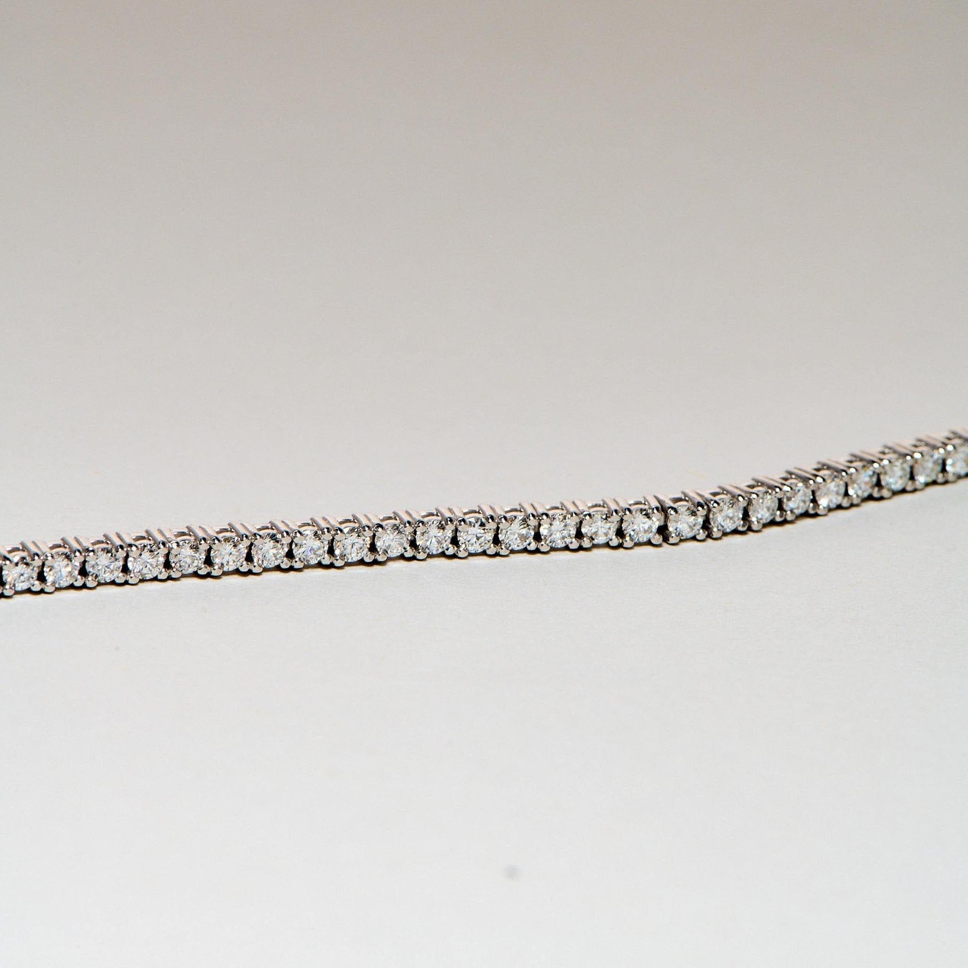 EFStudios 9k White Gold Diamond Tennis Bracelet | 9k White Gold 1.80mm