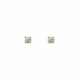 EFStudios 9k yellow gold / April - Diamond / Single Earring Birthstone Earrings