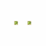 EFStudios 9k yellow gold / August - Peridot / Single Earring Birthstone Earrings