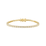 EFStudios 9k Yellow Gold Diamond Tennis Bracelet | 9k Yellow Gold 1.80mm