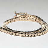 EFStudios 9k Yellow Gold Diamond Tennis Bracelet | 9k Yellow Gold 1.80mm