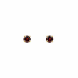 EFStudios 9k yellow gold / January - Garnet / Single Earring Birthstone Earrings