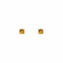 EFStudios 9k yellow gold / November - Citrine / Single Earring Birthstone Earrings