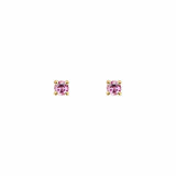 EFStudios 9k yellow gold / October - Tourmaline / Single Earring Birthstone Earrings