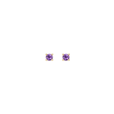 EFStudios Birthstone Earrings - Amethyst