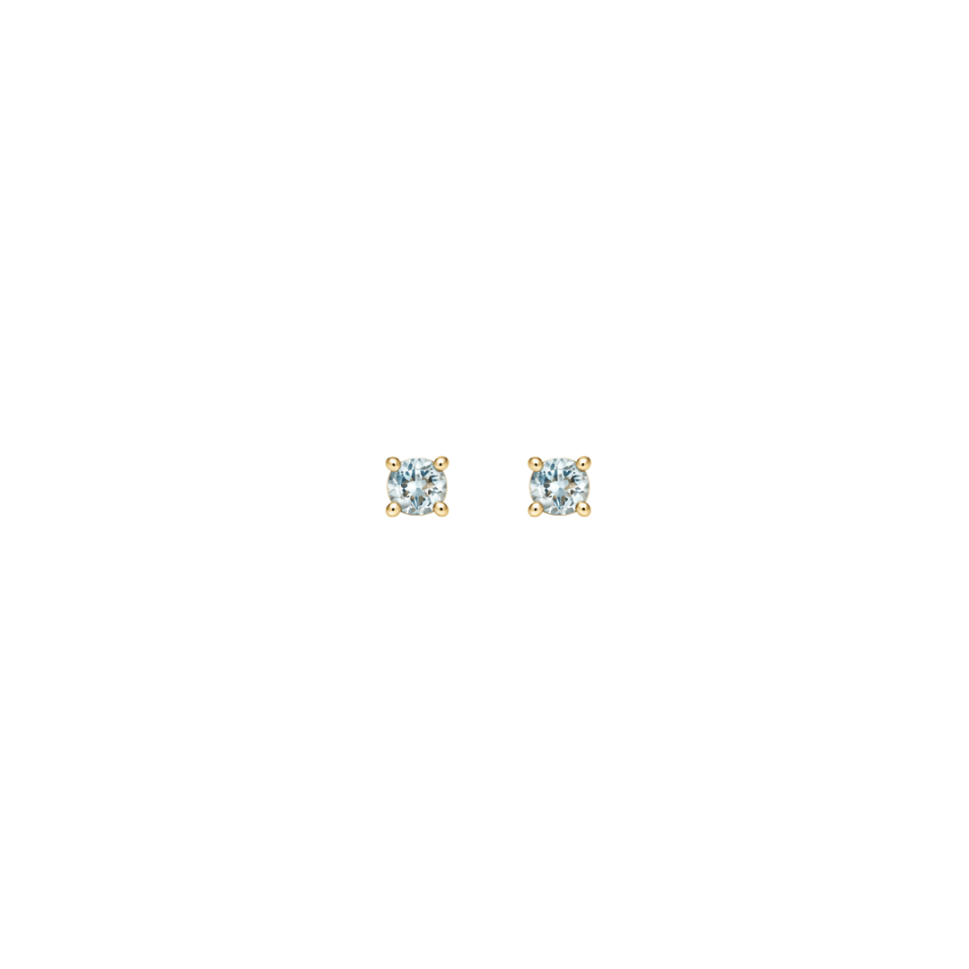 EFStudios Birthstone Earrings - Aquamarine
