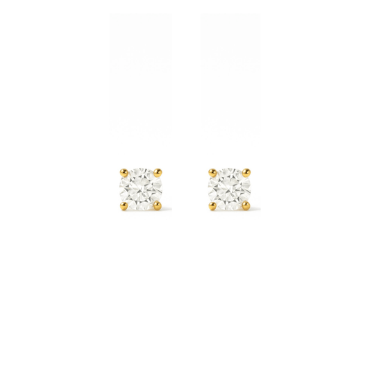 EFStudios Classic Diamond Earrings | 18k Gold & Lab Diamonds