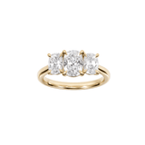 EFStudios Elongated Cushion Trilogy Ring