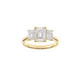 EFStudios Emerald Trilogy Diamond Ring