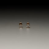 EFStudios Oval Diamond Stud Earrings
