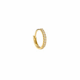 EFStudios Pave' Diamond Huggie Earring