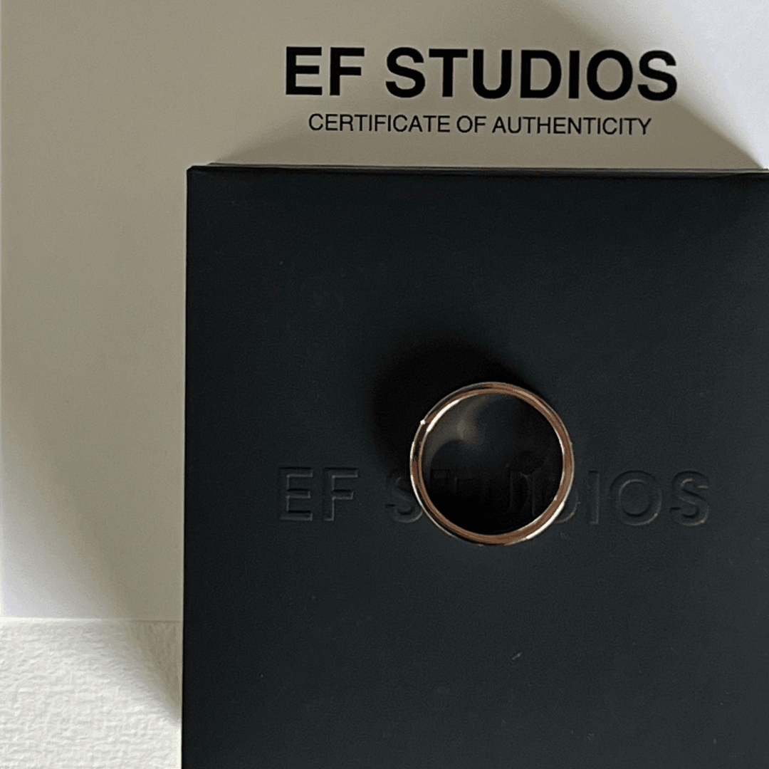 EFStudios ring Classic Cigar Flat Band