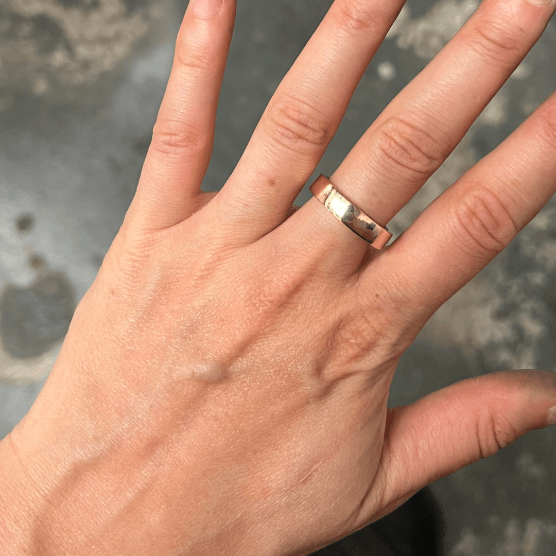EFStudios ring Classic Cigar Flat Band