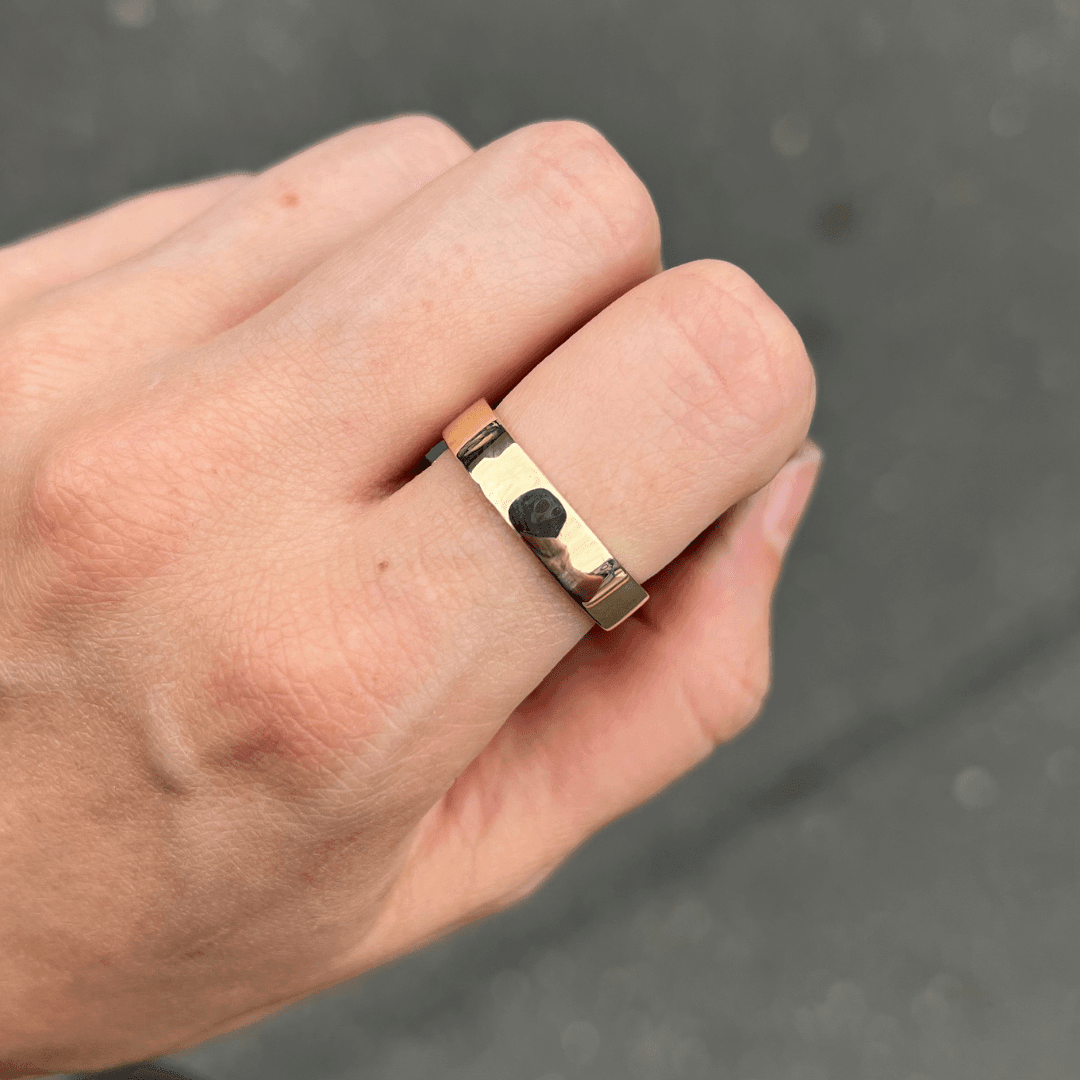 EFStudios ring Classic Cigar Flat Band