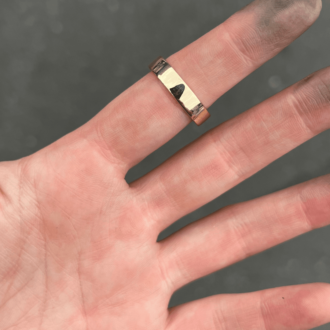 EFStudios ring Classic Cigar Flat Band