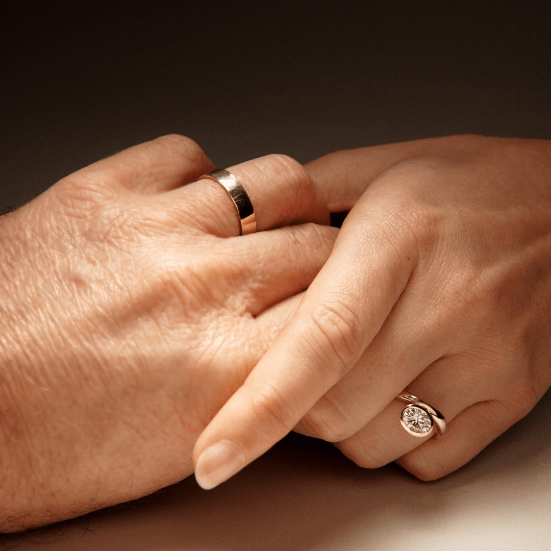 EFStudios ring Classic Cigar Flat Band