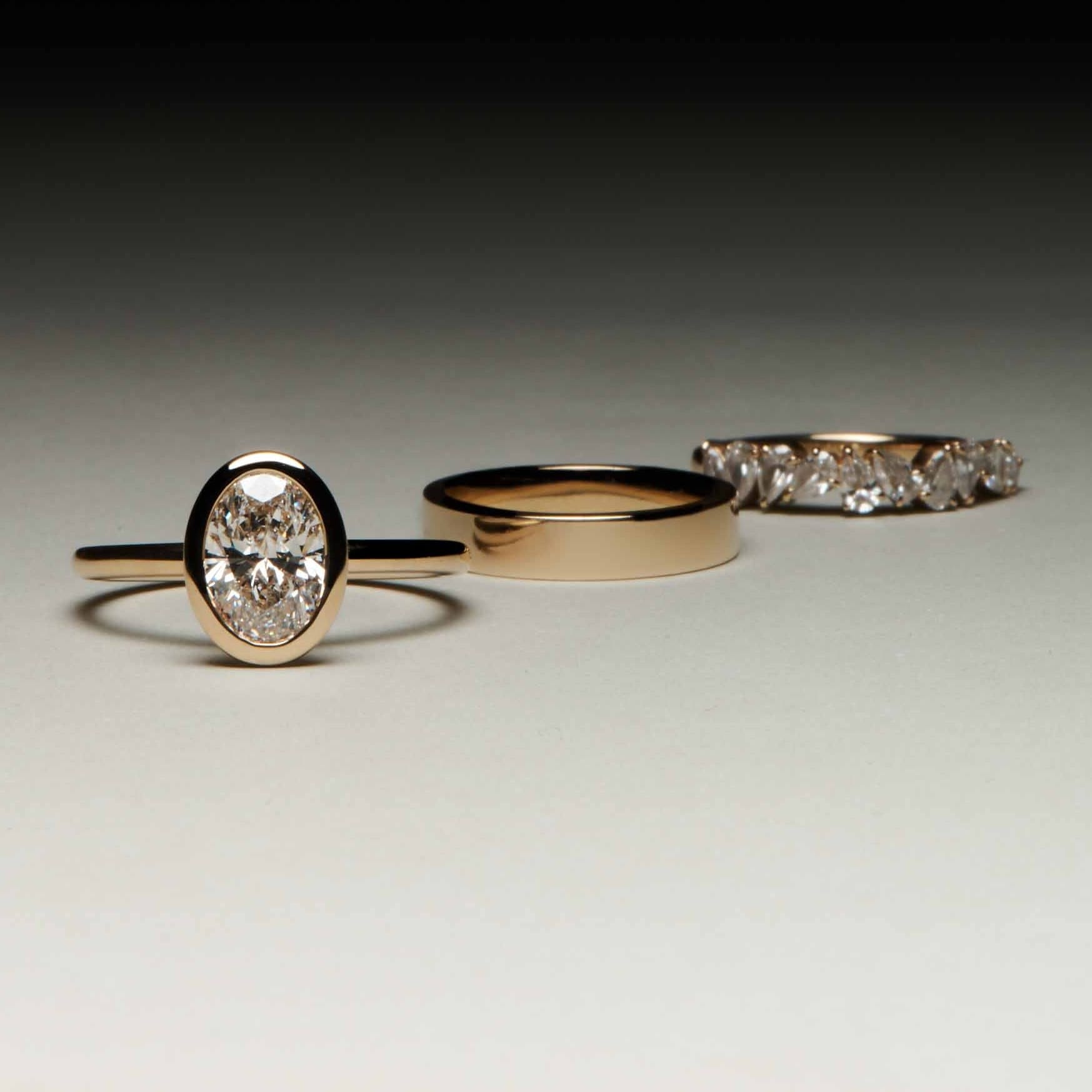 EFStudios ring Classic Cigar Flat Band