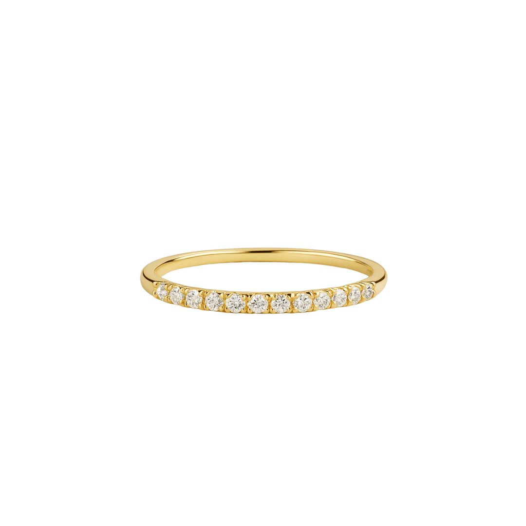 EFStudios ring Petite Pave' Diamond Band