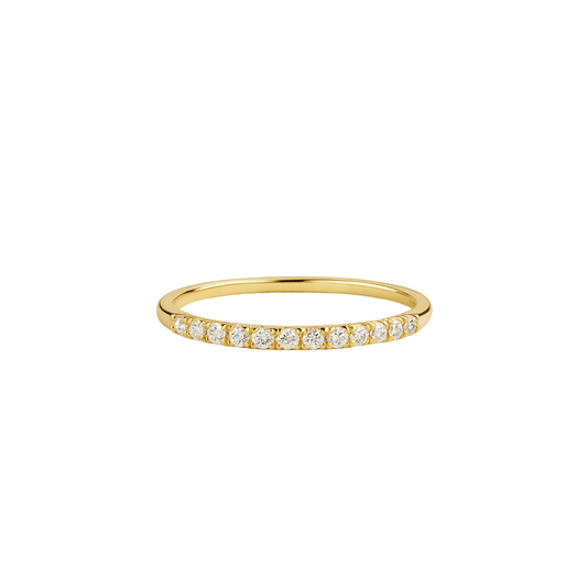 EFStudios ring Petite Pave' Diamond Band