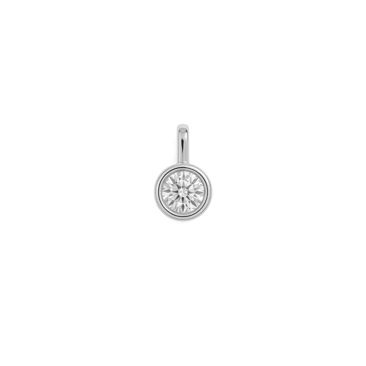 EFStudios Round Diamond Bezel Pendant