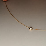 EFStudios Round Diamond Bezel Slider Pendant