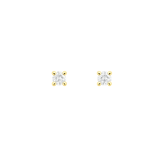 EFStudios Round Diamond Stud Earrings