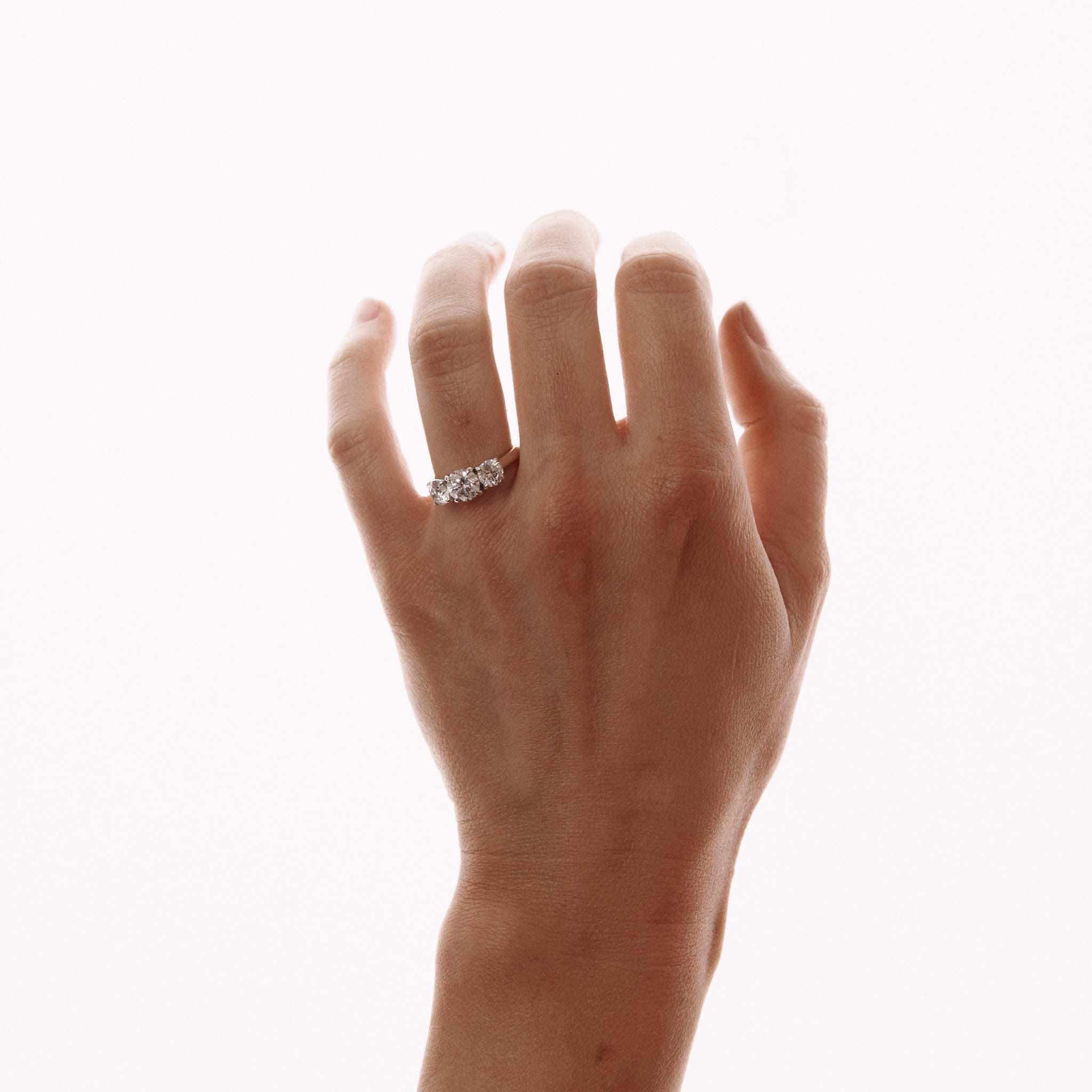 EFStudios Round Trilogy Diamond Ring