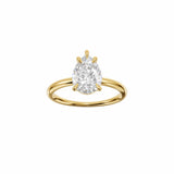 EFStudios The Amelia Ring – Pear Solitaire