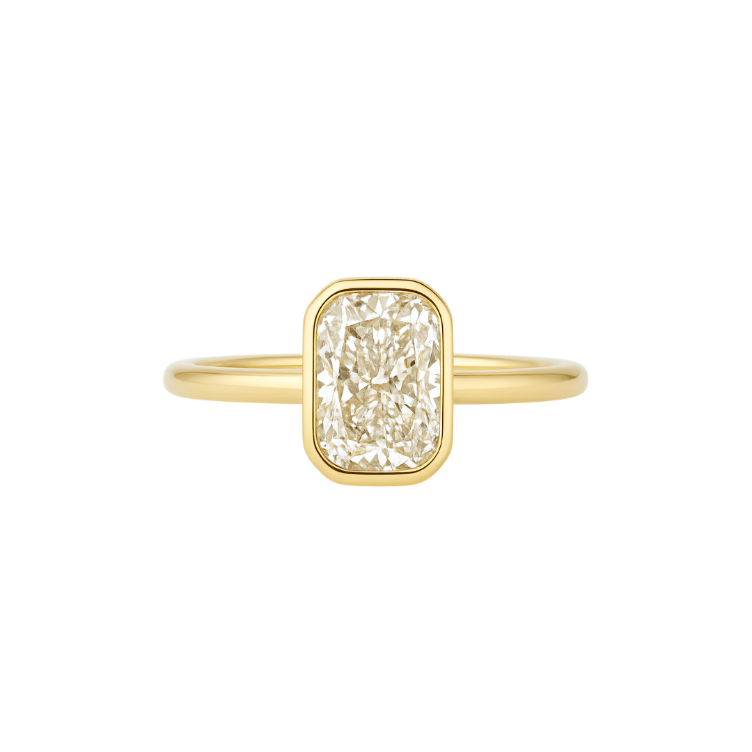 EFStudios The Daphne Diamond Ring – Elongated Cushion Bezel