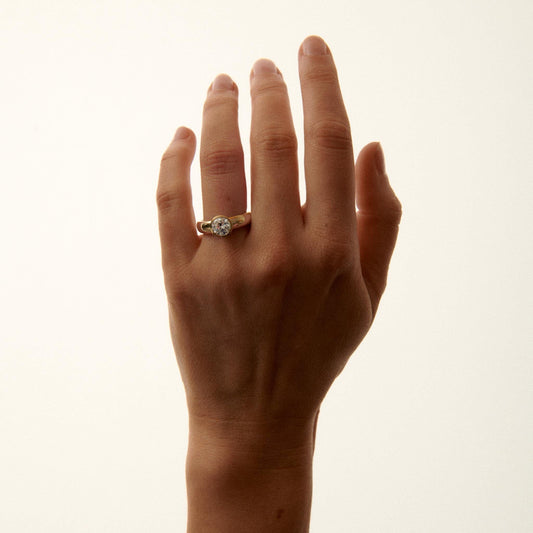 EFStudios The Isabella Ring - Rounds Bezel Domed Ring