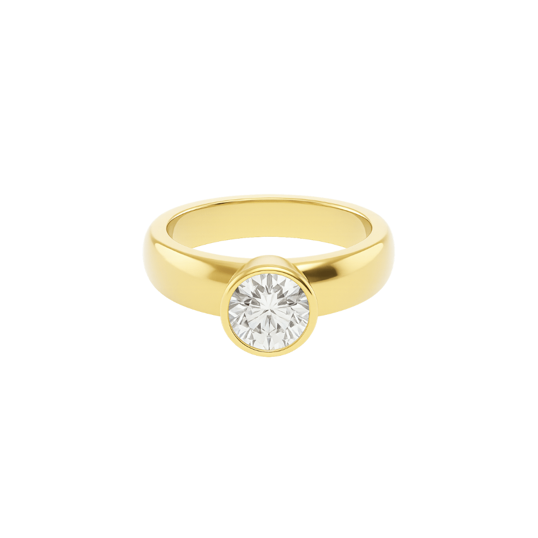 EFStudios The Isabella Ring - Rounds Bezel Domed Ring
