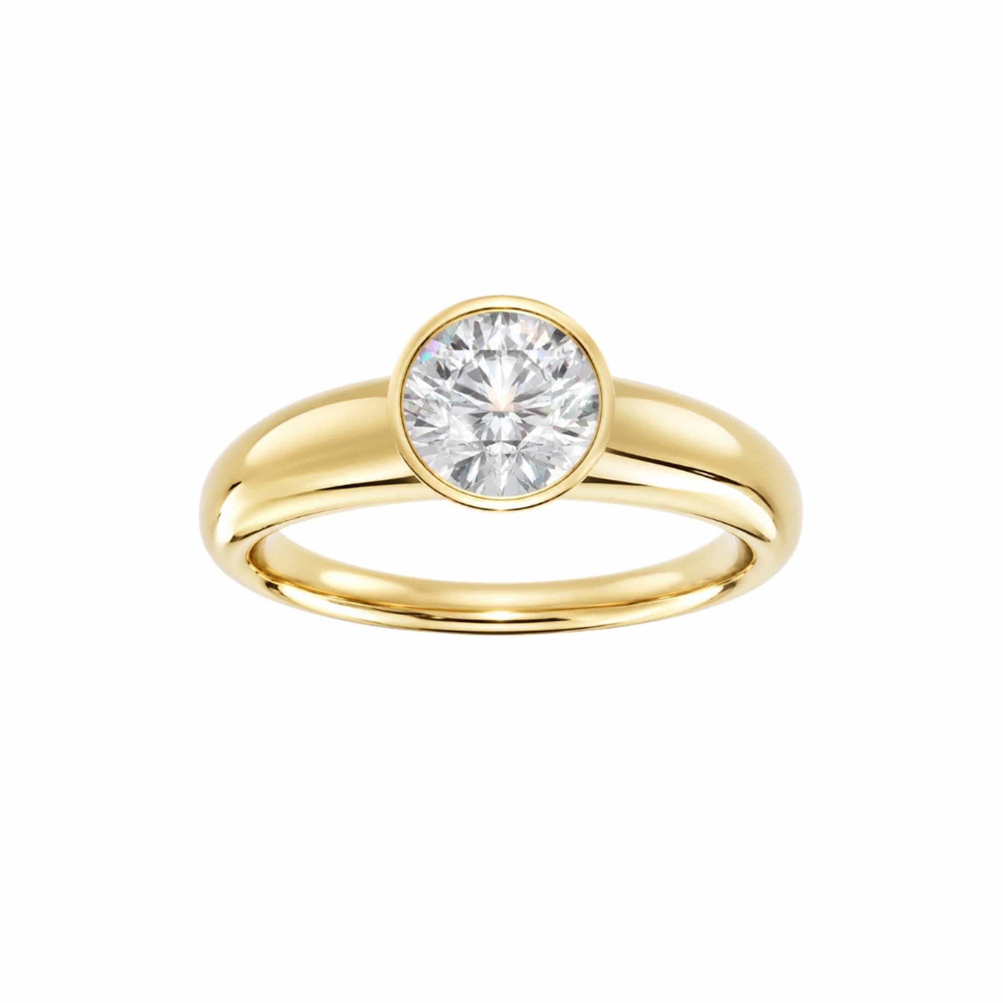 EFStudios The Isabella Ring - Rounds Bezel Domed Ring