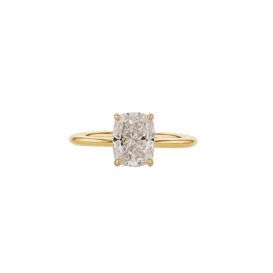 EFStudios The Isla Diamond Ring - Elongated Cushion Cut Solitaire