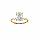 EFStudios The Isla Diamond Ring - Elongated Cushion Cut Solitaire