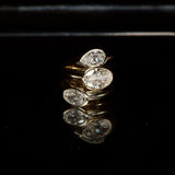 EFStudios The Kate Ring - Pear Curved Signet Ring