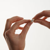 EFStudios The Kate Ring - Pear Curved Signet Ring