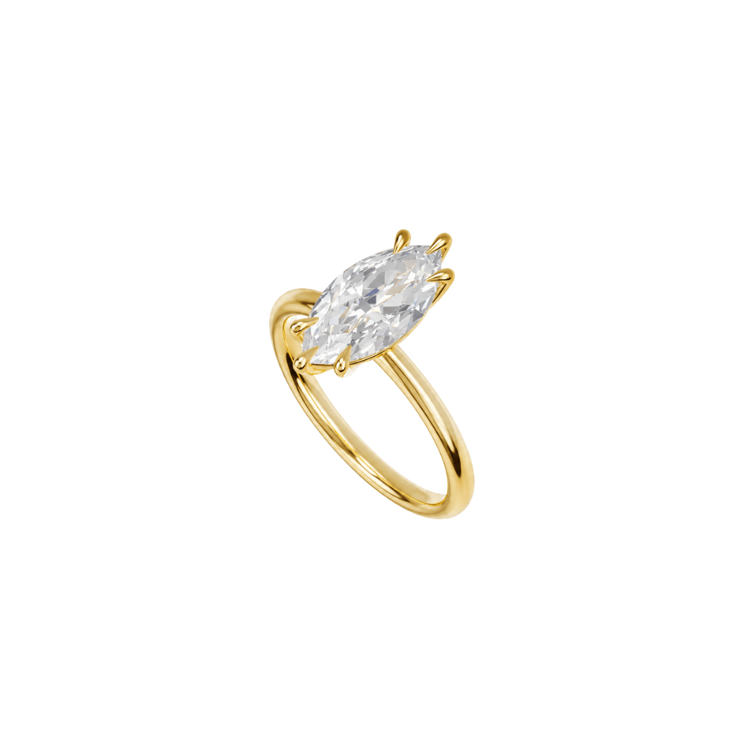 EFStudios The Mia Diamond Ring - Marquise Solitaire
