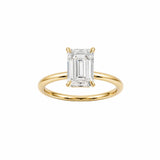 EFStudios The Monique Diamond Ring – Emerald Solitaire