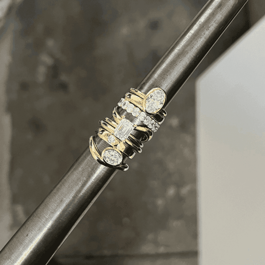 EFStudios The Monique Ring – Emerald Solitaire | Gold & Lab-Grown Diamonds