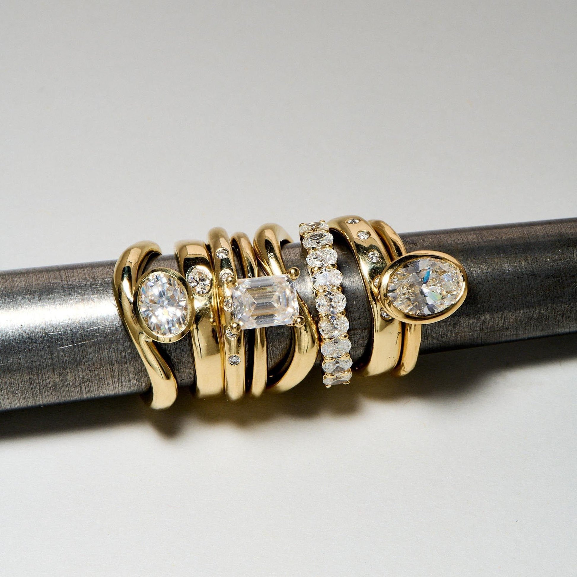 EFStudios The Monique Ring – Emerald Solitaire | Gold & Lab-Grown Diamonds