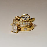 EFStudios The Monique Ring – Emerald Solitaire | Gold & Lab-Grown Diamonds